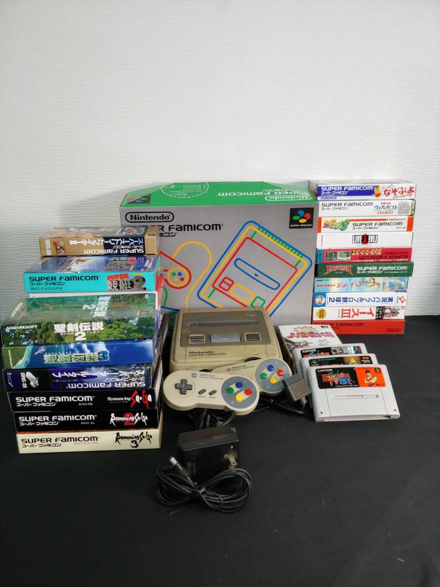 1円 まとめてお買い得品 任天堂/Nintendo スーパーファミコン本体＋ 