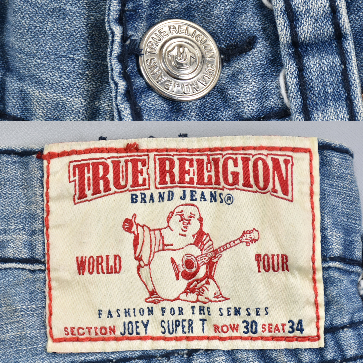 TRUE RELIGION トゥルーレリジョン ☆ USA製 JOEY SUPER T ジーンズ 