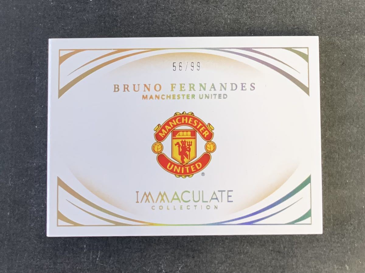 2021 Panini Immaculate Bruno Fernandes Manchester United /99 Auto 