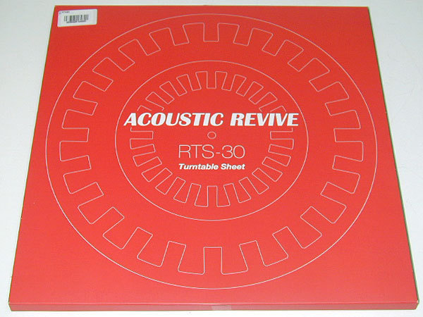 □ACOUSTIC REVIVE RTS-30 Turntable Sheet ターンテーブルシート新品  