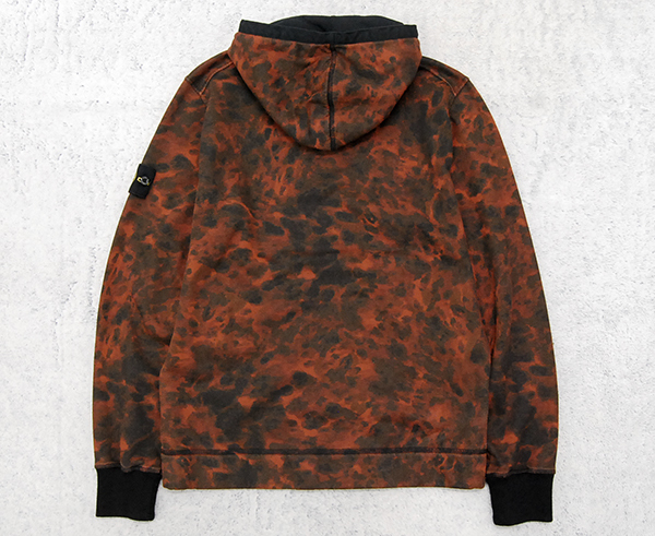 Stone ジップアップパーカー カモフラージュ柄 Tortoise 美品 ストーンアイランド STONE ISLAND「Printed Tortoise Shell Camo