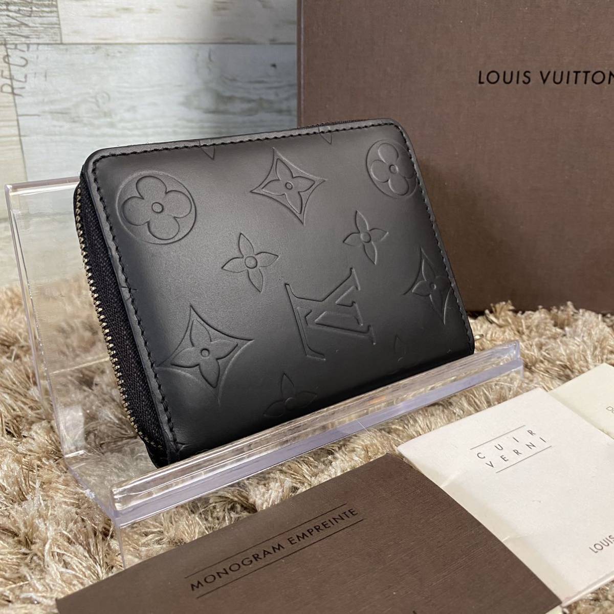 外観極美・箱付き】1円 ルイヴィトン ヴェルニ ジッピーウォレット  