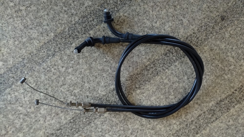 GS750 ケーブルセット アクセルワイヤー（2本） クラッチワイヤー（1本 
