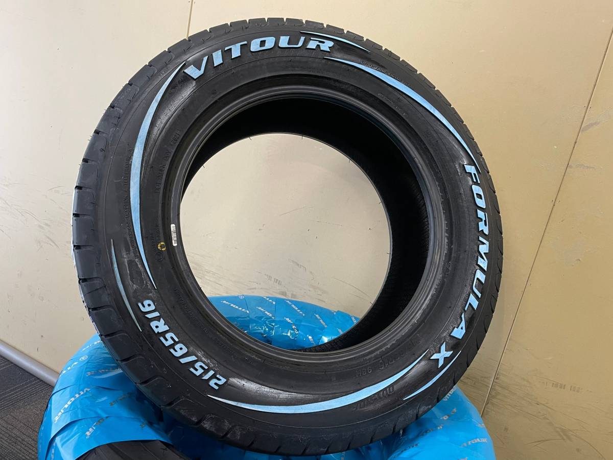 ホワイトレタータイヤ】新品未使用品！ 215/65R16 VITOUR 4本セット 