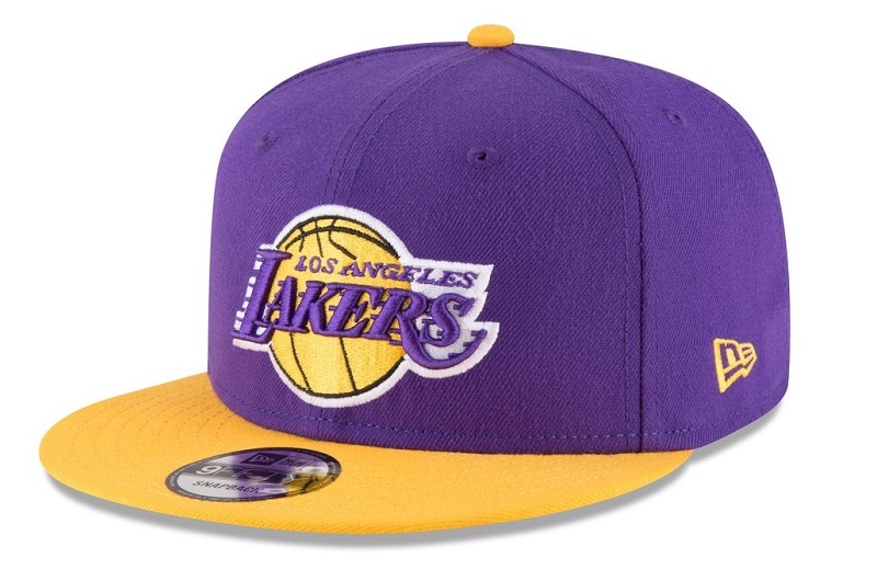 cap-72 NEW ERA 9FIFTY SNAPBACK NBA Los Angeles Lakers CAP ニューエラ キャップ 帽子 パープル×イエロー