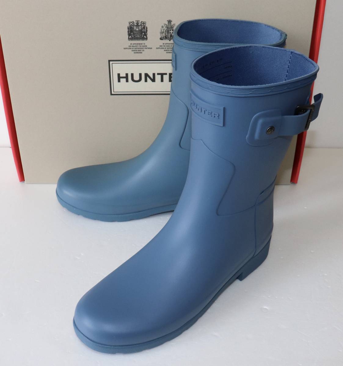 定価21450 新品 本物 HUNTER WFS1098RMA ORIGINAL REFINED SHORT ショートブーツ ハンター JP23 US6 UK4 EU37 6000