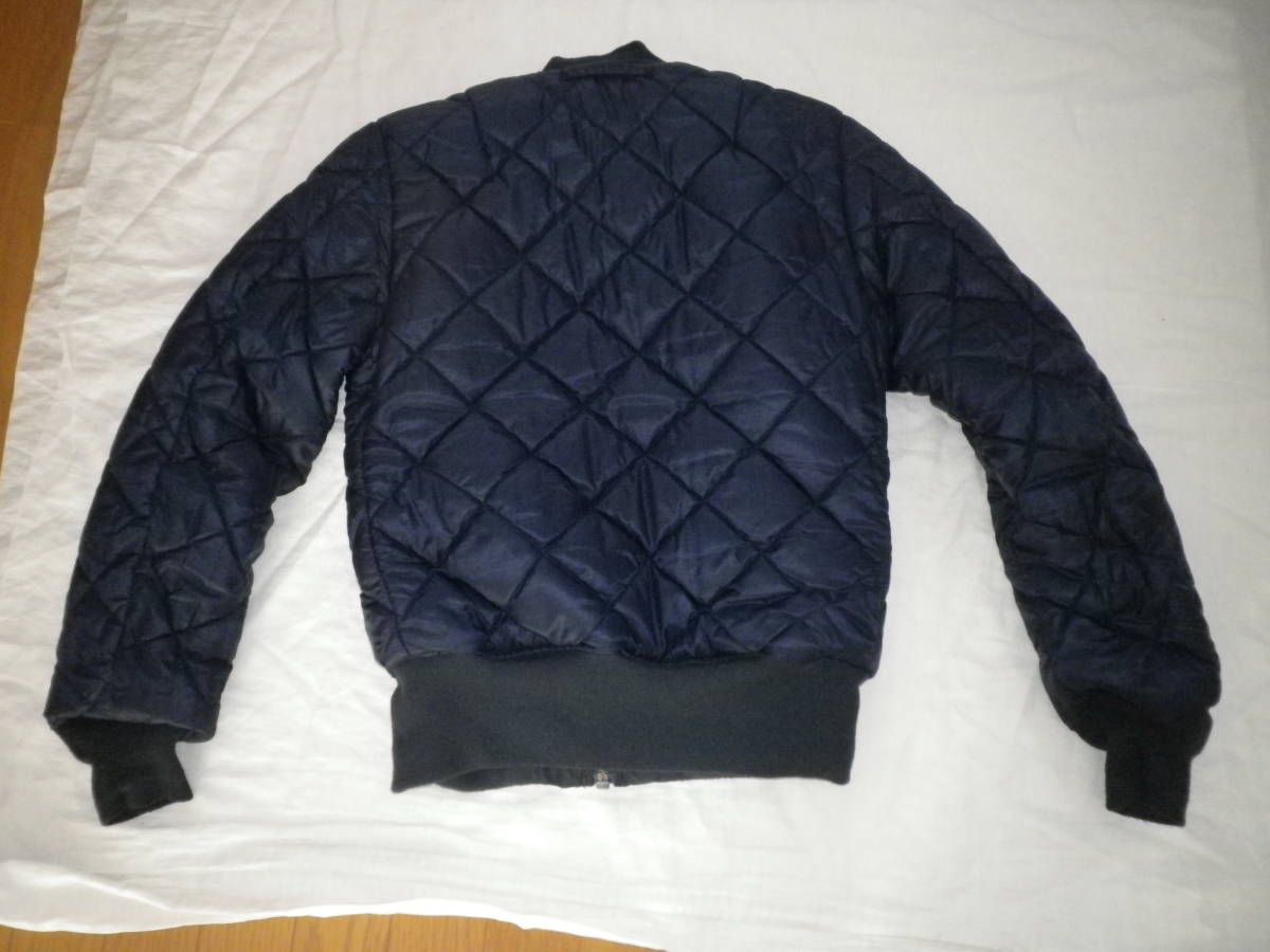 USED アルファ ALPHA INDUSTRIES MA-1 フライトジャケット S 紺