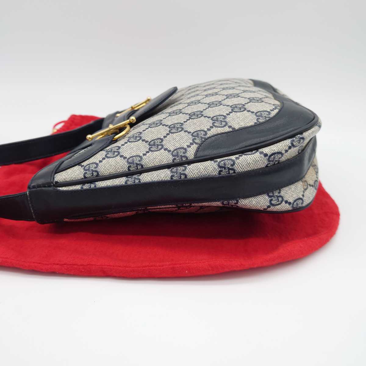 1円 【激レア・美品】 GUCCI グッチ オールドグッチ ホースビット金具