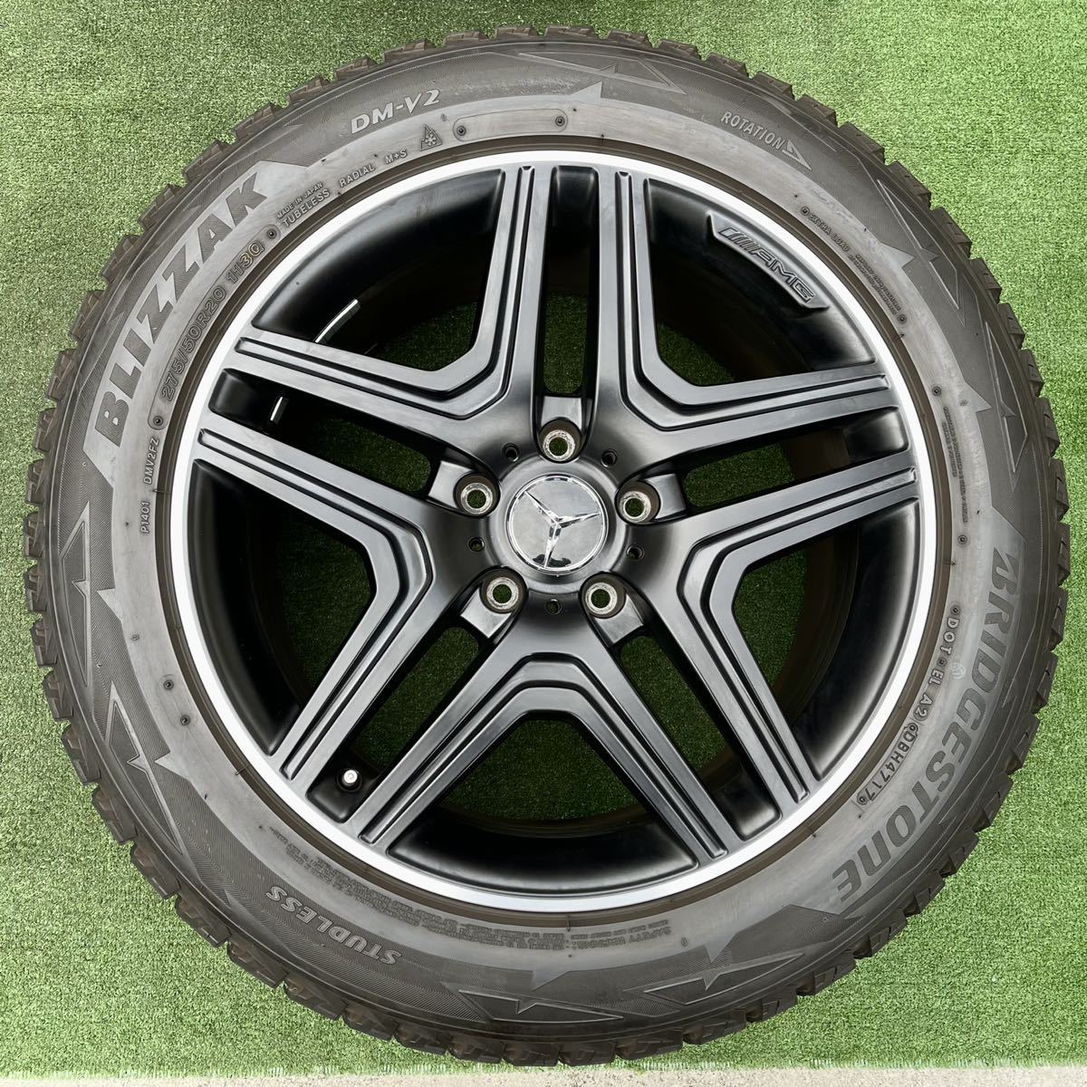ベンツ W463 G63 純正 20インチホイール＆ BS BLIZZAK 275/50R20 4本 