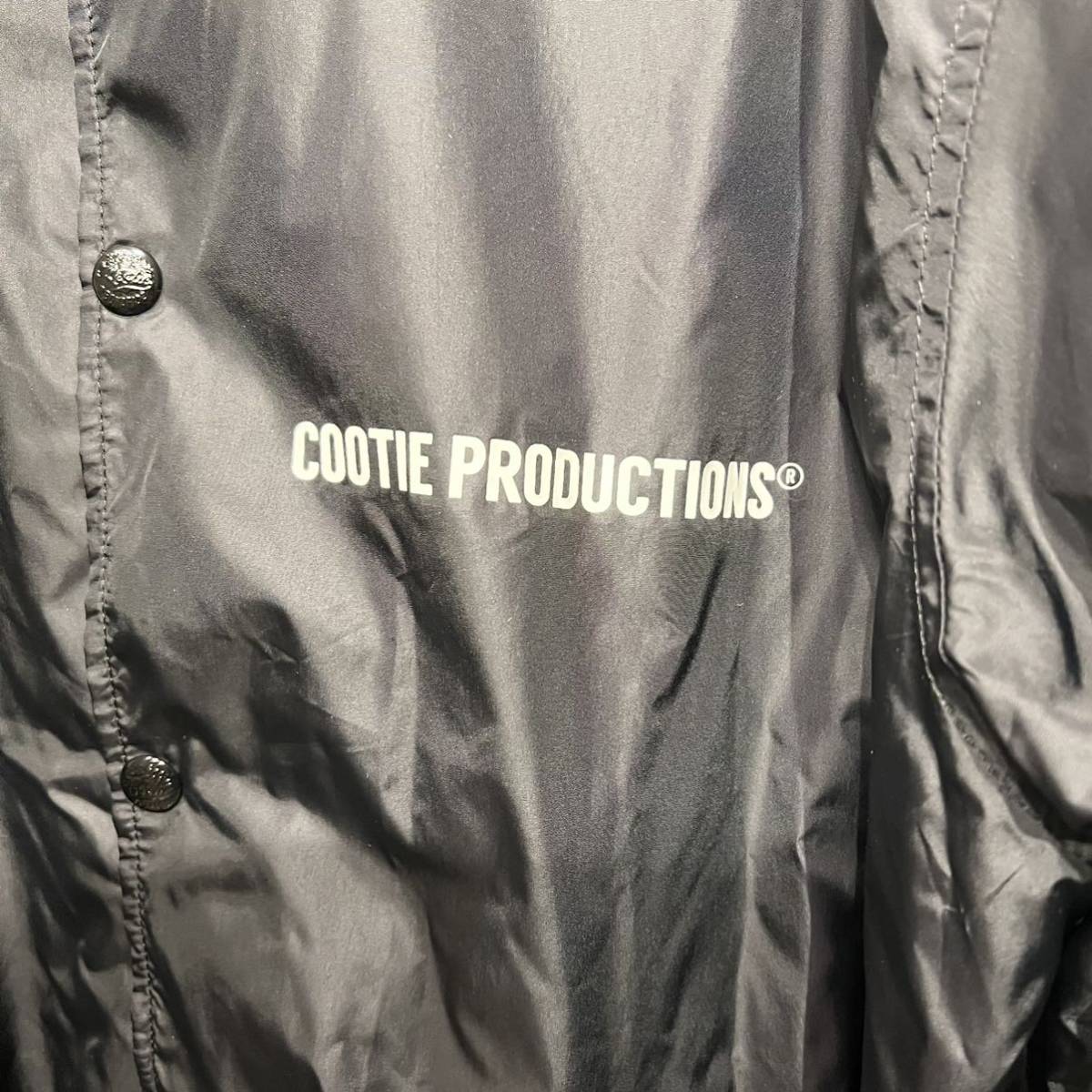 COOTIE クーティー 中古美品 ナイロンジャケット コーチジャケット L 