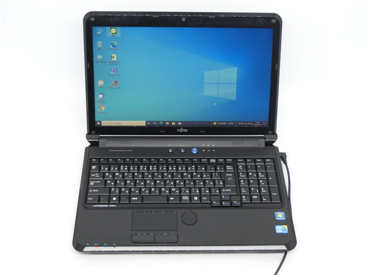 カメラ内蔵/15型/ノートPC/Win10/新品SSD256/4GB/i3-M380/FMV　　AH53/C　新品無線マウス　MS office2021ProPlus搭載