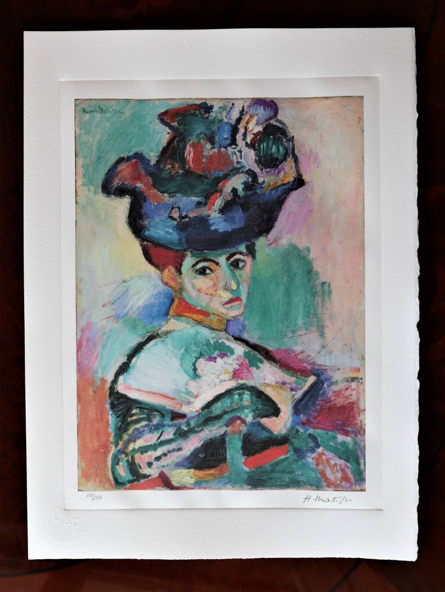 アンリマチス Matisse Henri 限定数販売 販売証明書付属 リトグラフ 27 250 エスタンプ 超特価 石版画 リトグラフ 売買されたオークション情報 Yahooの商品情報をアーカイブ公開 オークファン Aucfan Com