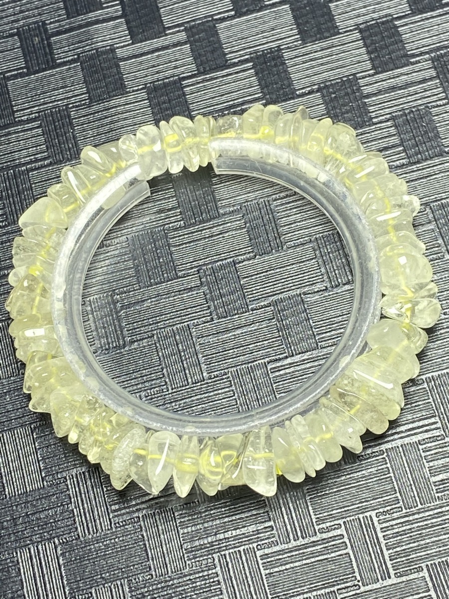 即決 0413D733 極美品☆【65Aリビアングラス】☆さざれブレス リビアン