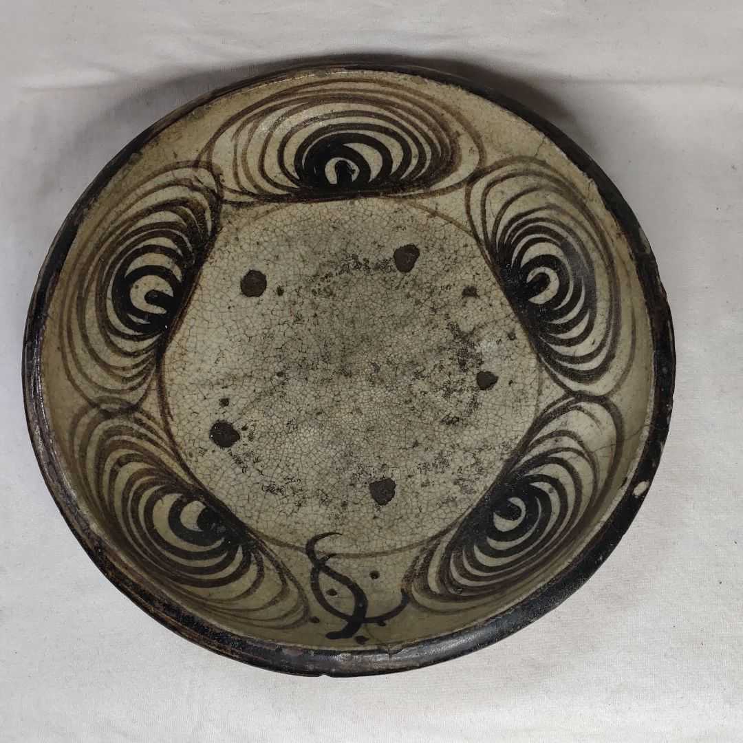 175『α紋 馬の目皿』 /骨董品 古美術 アンティーク 古玩 絵瀬戸馬の目