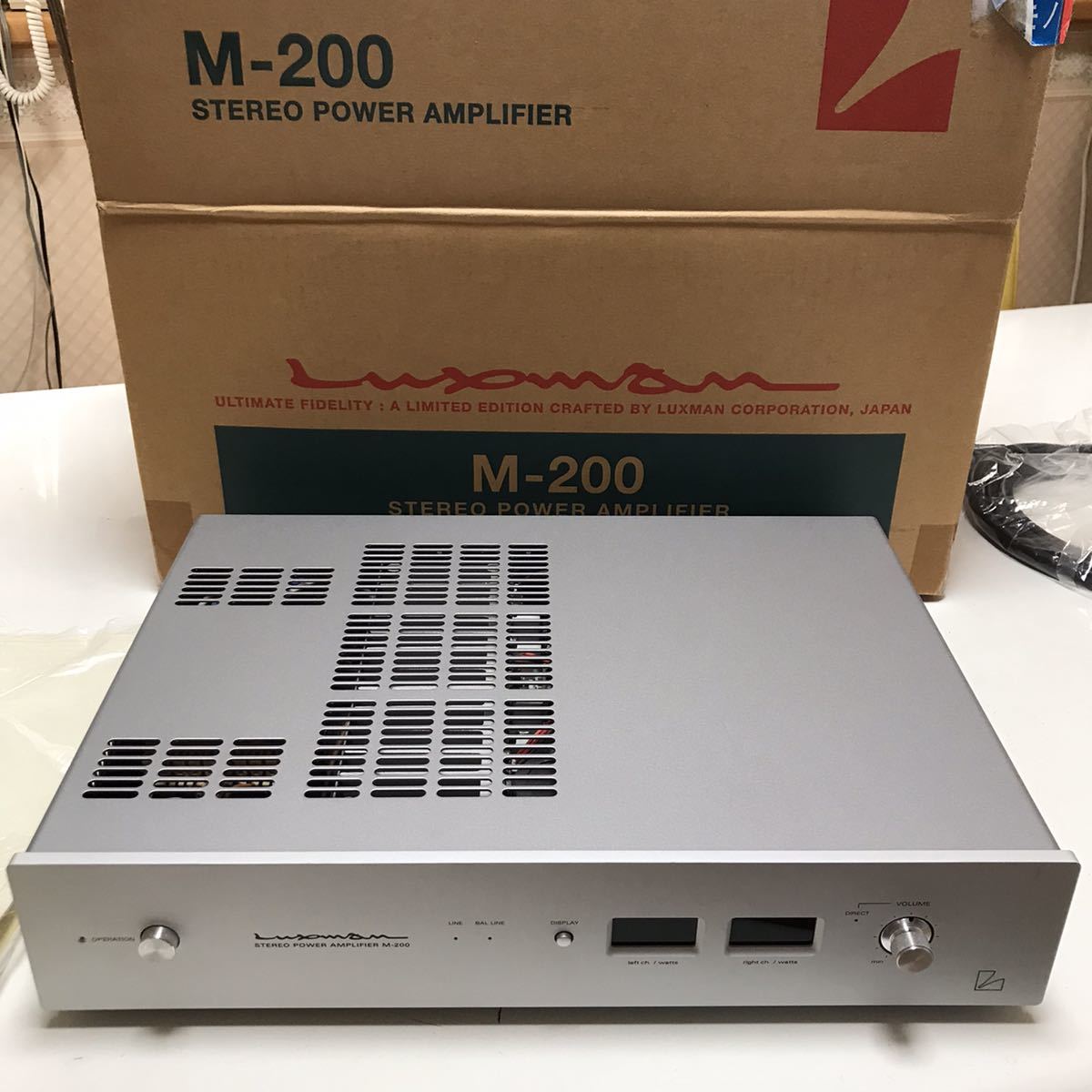LUXMAN パワーアンプ M-200 【公式通販】