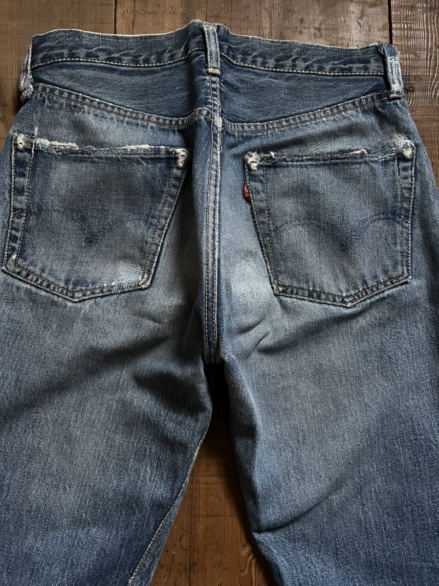 Special 50s LEVIS 501xx 革パッチ通常R 隠しリベット刻印無しリペア 
