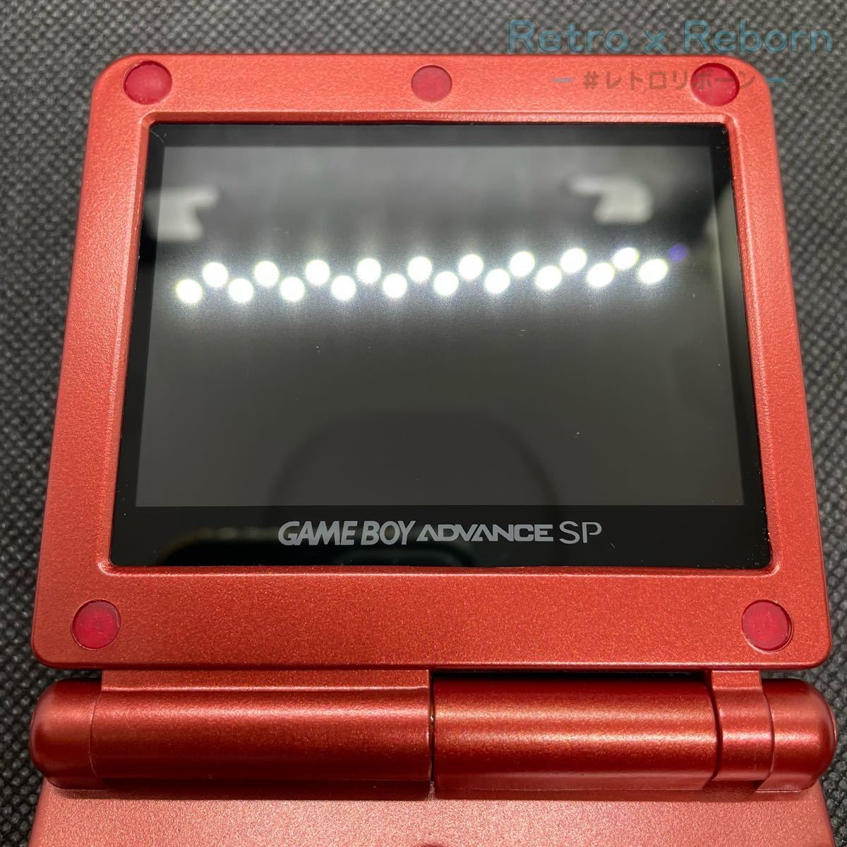 ゲームボーイアドバンス SP GBA 本体 IPS液晶 V3 バックライト仕様 381