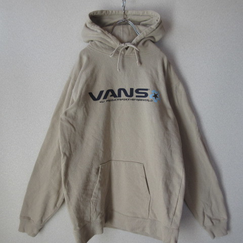 Vans バンズ 90s スウェット パーカー トレーナー フードプリント スケーター スケボー メンズ ベージュ系 Mサイズ ロング 売買されたオークション情報 Yahooの商品情報をアーカイブ公開 オークファン Aucfan Com