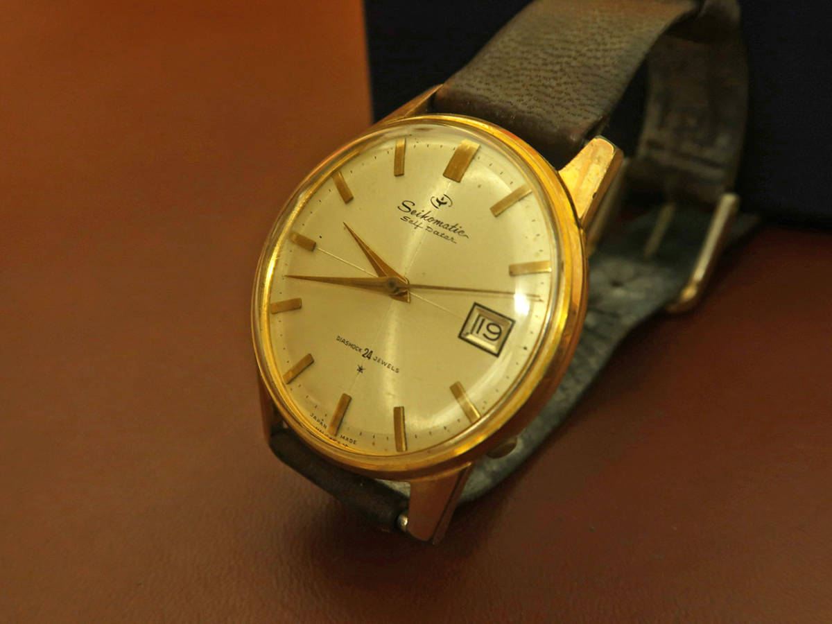 中古 腕時計 seiko matic selfdater セイコー マチック DIASHOCK 