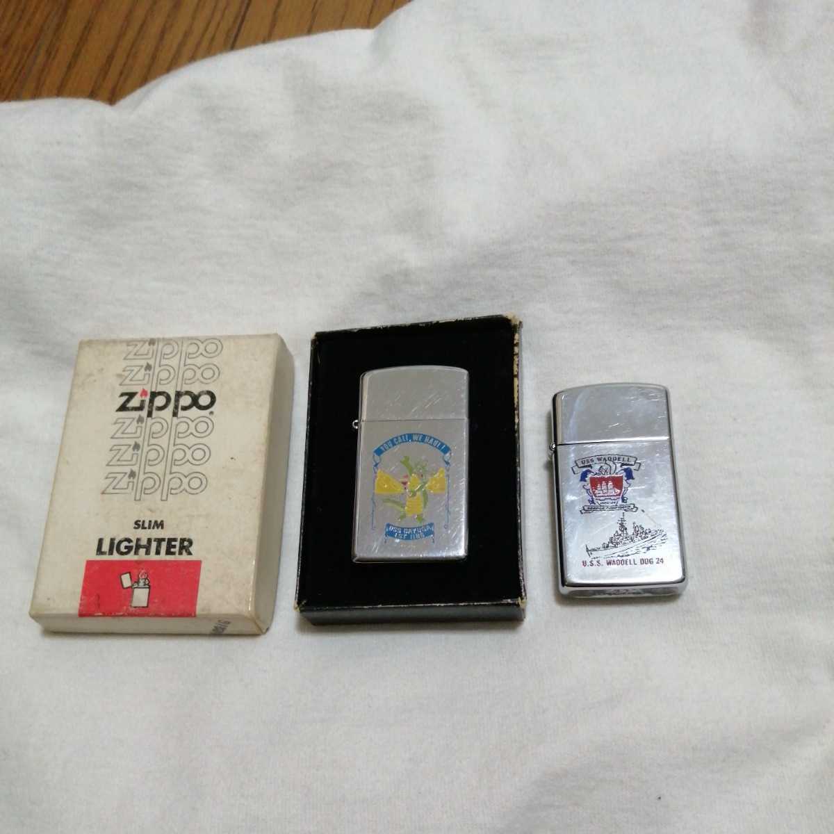 Zippo スリム 2個(その他)｜売買されたオークション情報、yahooの商品情報をアーカイブ公開 - オークファン Zippo