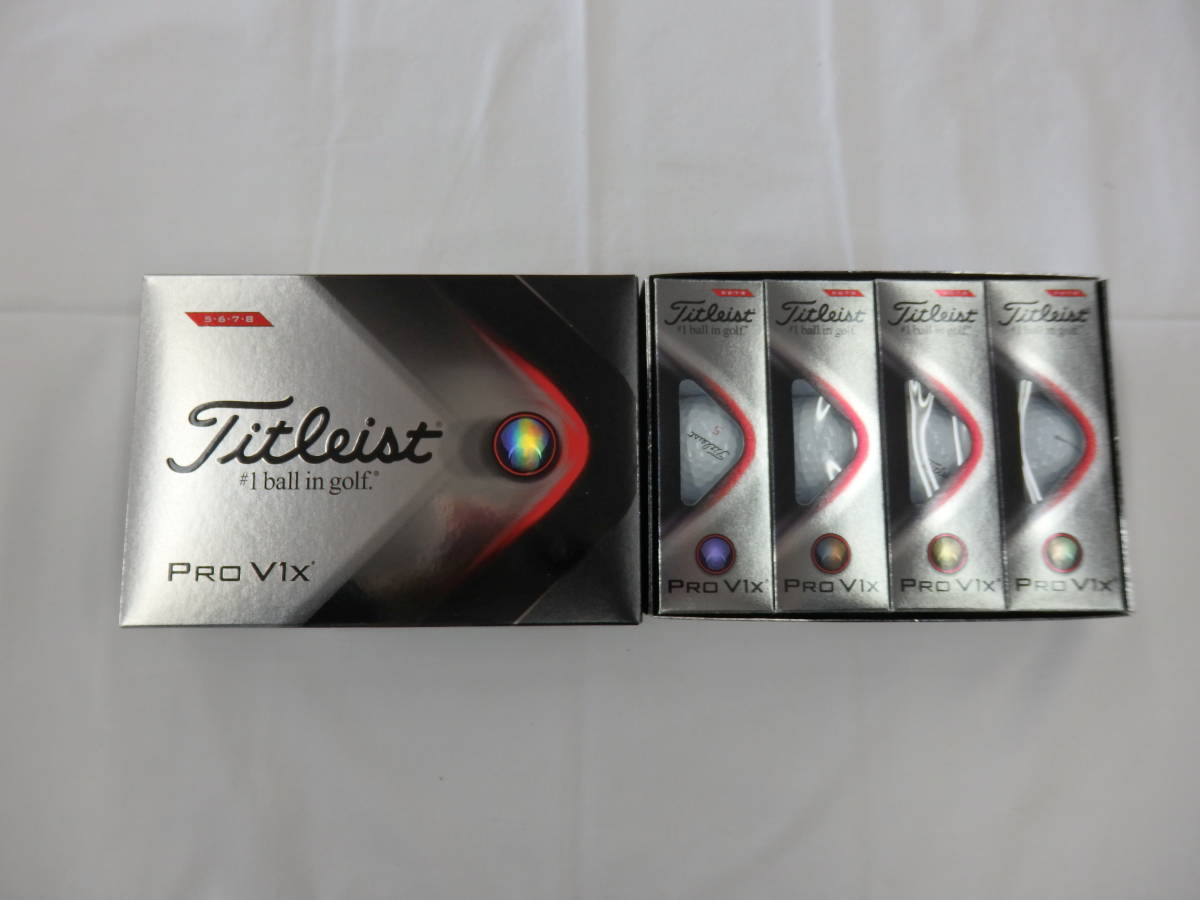 日本正規タイトリスト 2021 新製品 PRO V1X ハイナンバー 2ダース