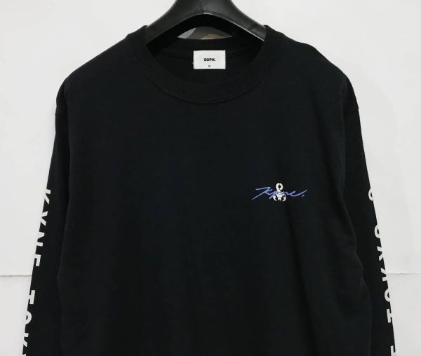kyne soph ロンT Mサイズ ブラック ミヤシタパーク ソフ×キネのTシャツ