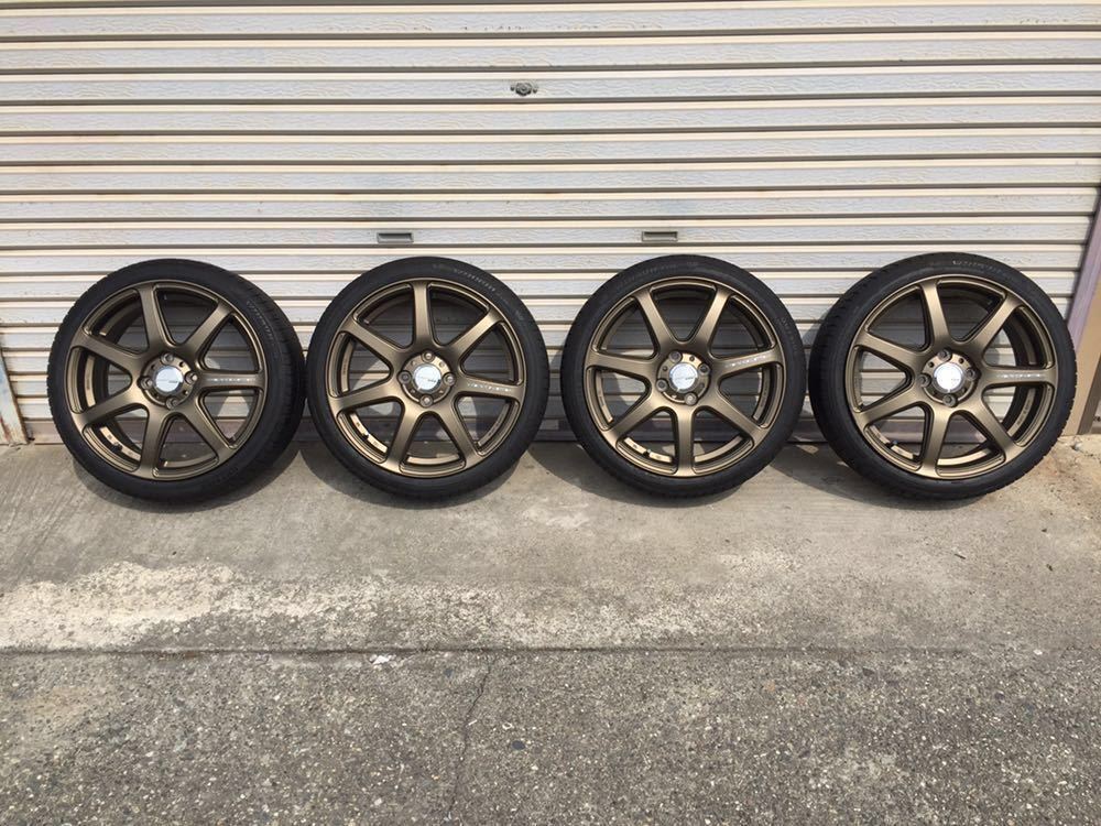 WORKエモーションT7Rブロンズ 16インチ4本セット PCD100-4穴(ラジアル  