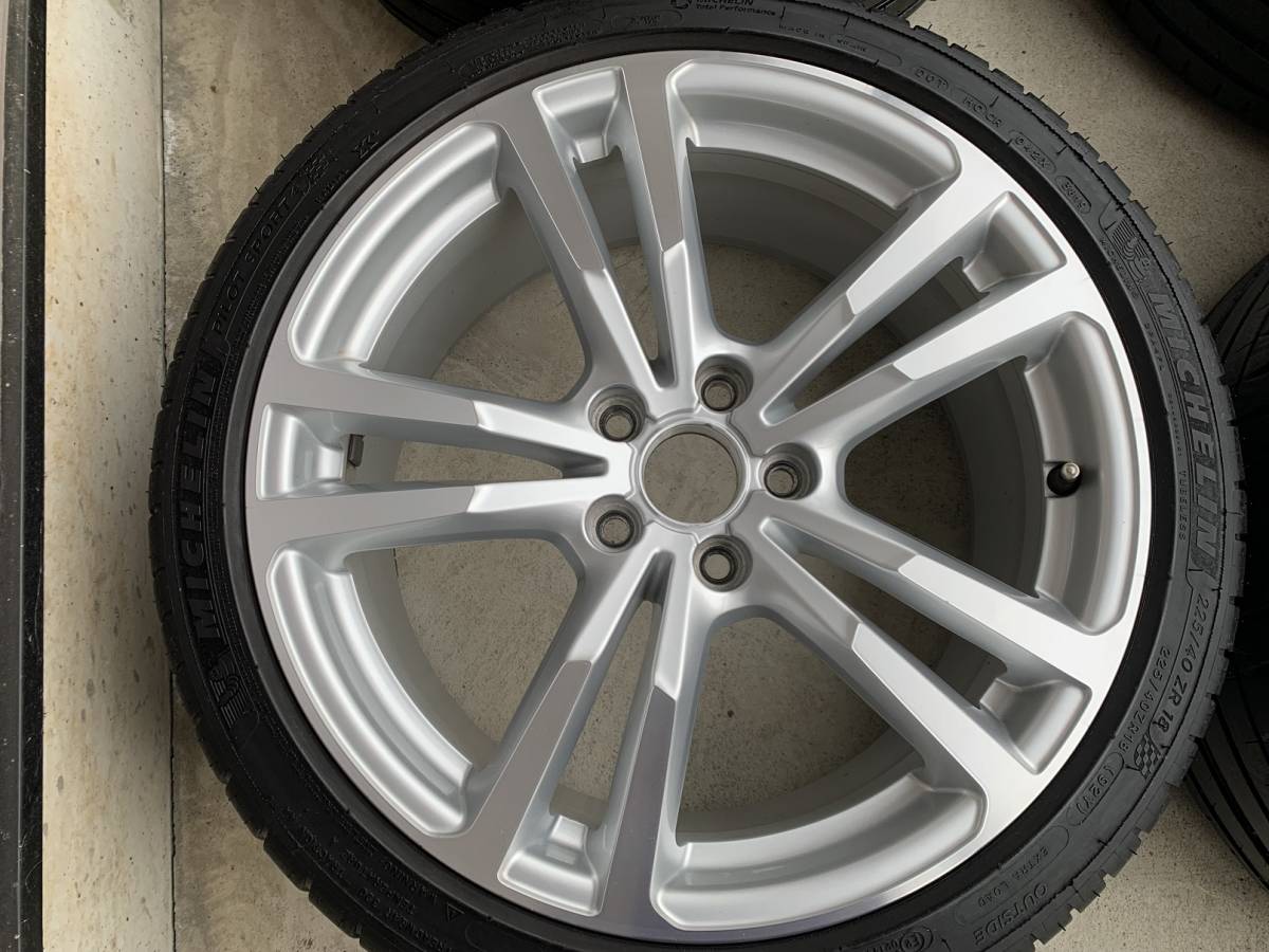 Audi A3 S3 (8V)純正18インチホイール 4本 Michelin PILOT SPORT4 225 