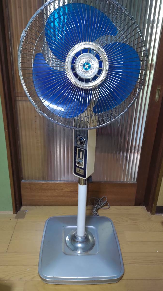 昭和レトロ レトロ扇風機 National 35センチ 洋間扇F-35V1K動作品 2026
