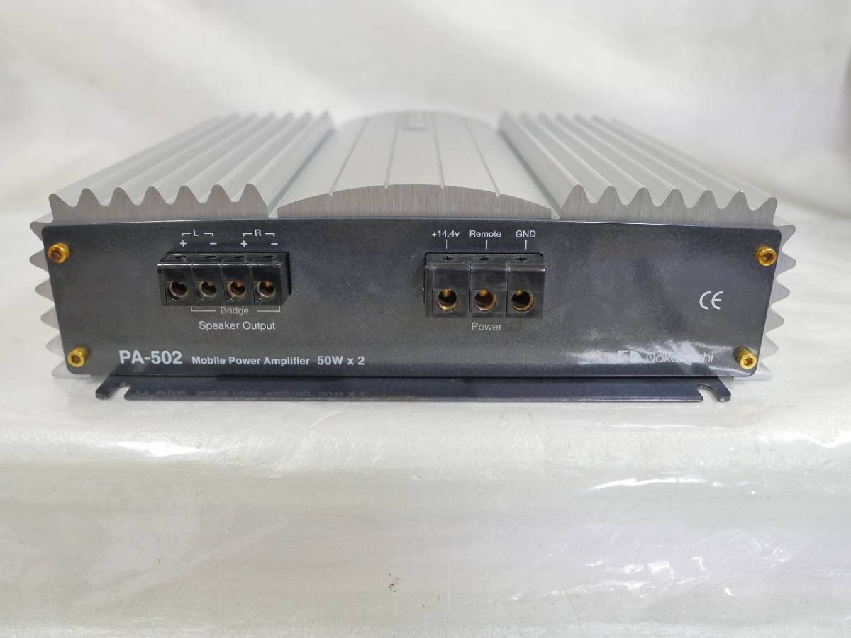 nakamichi PA-502 100w×2ch/200w×1ch ナカミチ(アンプ)｜売買された 