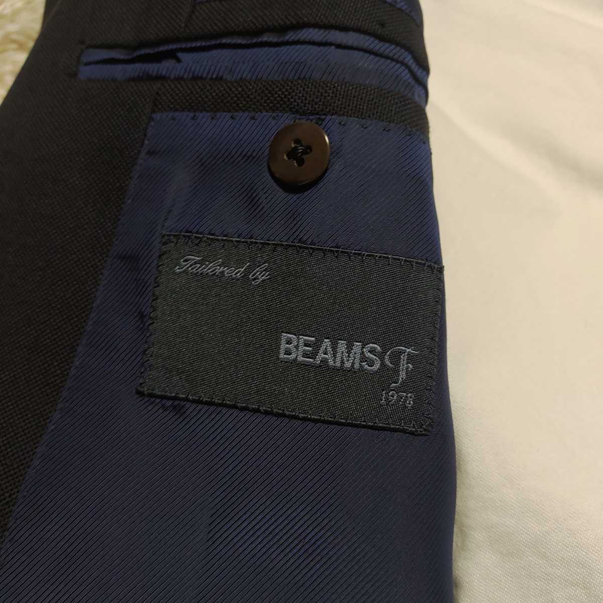 大人ブレザー】ビームスF ブレザー 銀ボタン ネイビー BEAMSF カシミヤ 