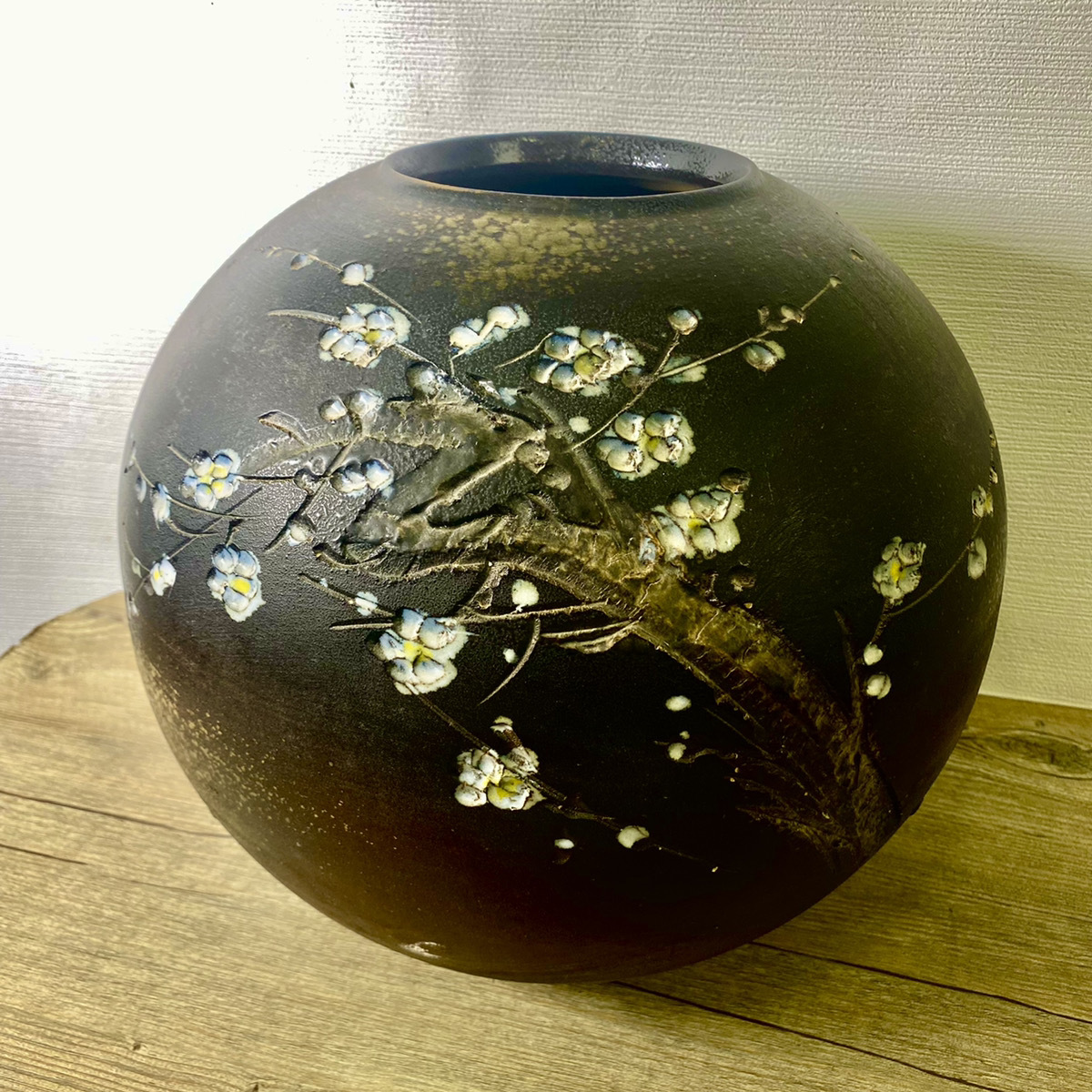 壺 陶器 花瓶 花器 インテリア 置物 アンティーク 骨董 床の間飾り