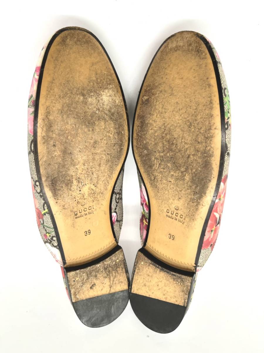 GUCCI グッチ プリンスタウン サンダル 39 ミュール ホースビット 