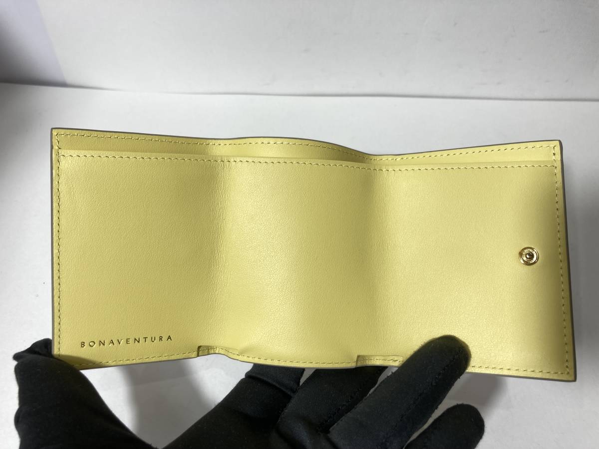 未使用品!!BONAVENTURA ボナベンチュラ 三つ折り コンパクトウォレット  