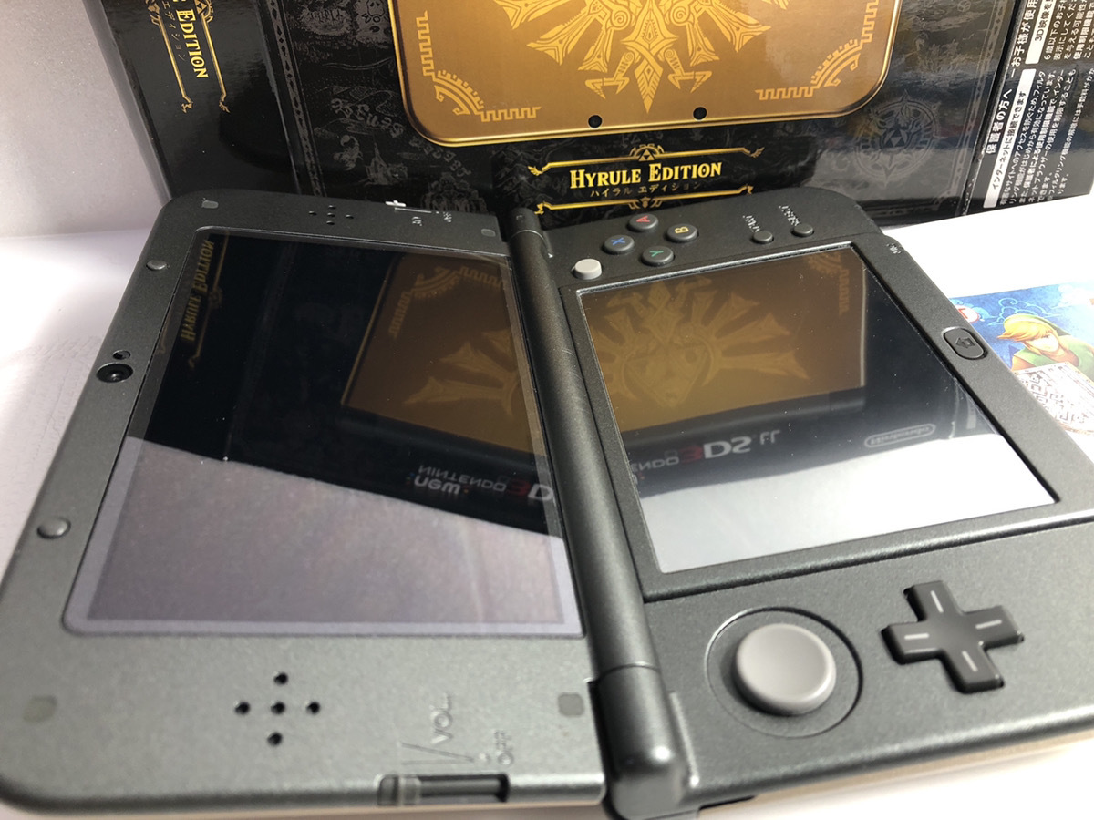 極美品/送料無料】Newニンテンドー3DS LL 本体☆ハイラル エディション  