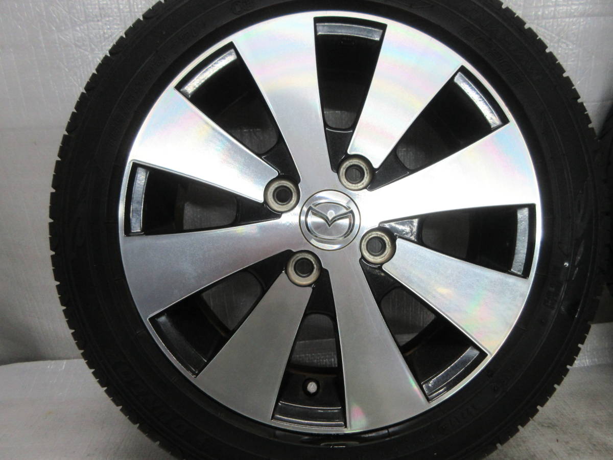 マツダ純正 アルミ 14インチ 14x4.5J +50 PCD 100 4H アルミホイール 