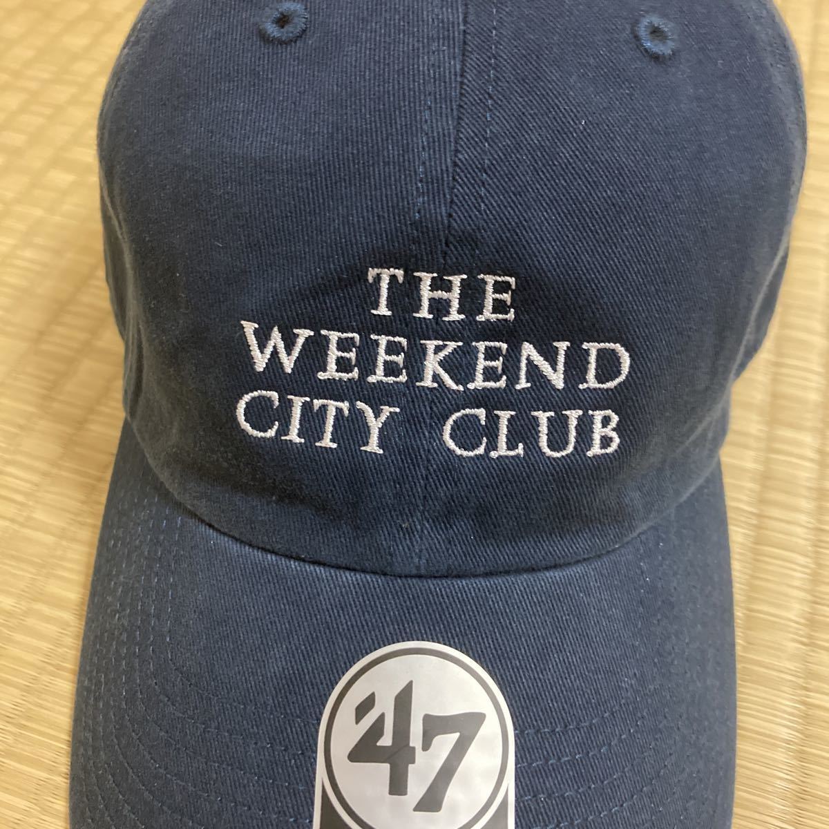47 THE WEEKEND CITY CLUB cap キャップ 帽子 ネイビー 男性用