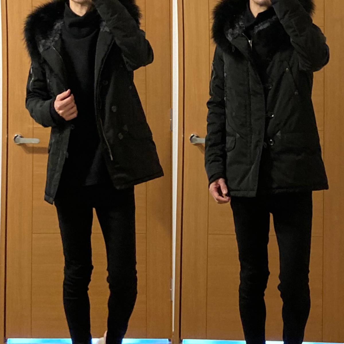 超美品/定価13.2万】 junhashimoto SHAWL COLLAR N-3B 5 XL AKM wjk 1 