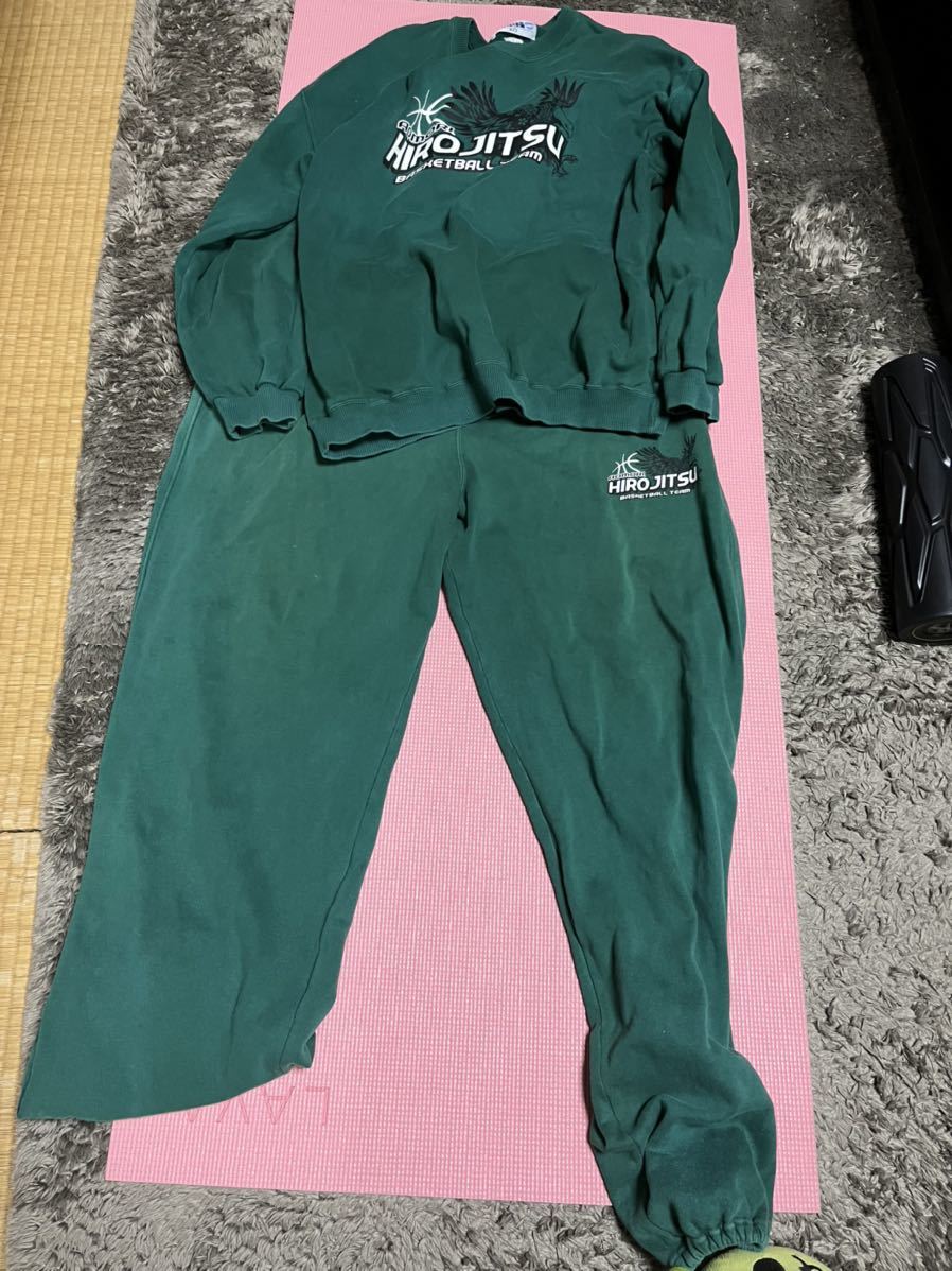 弘前実業高校 バスケ部 スウェット上下セット(ウォームアップ)｜売買