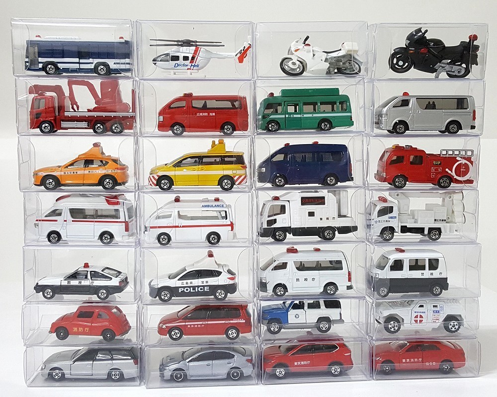 ジャンク】【中古】トミカ まとめ売り トヨタ ハイエース 護送車 機動