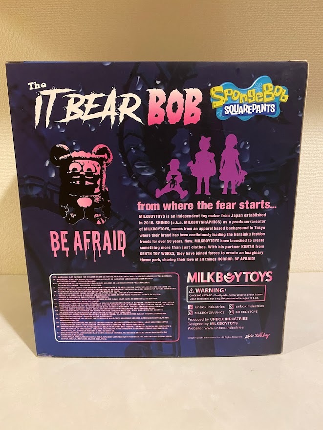 1円スタート】THE IT BEAR BOB V2 Purple Edition UNBOX INDUSTRIES