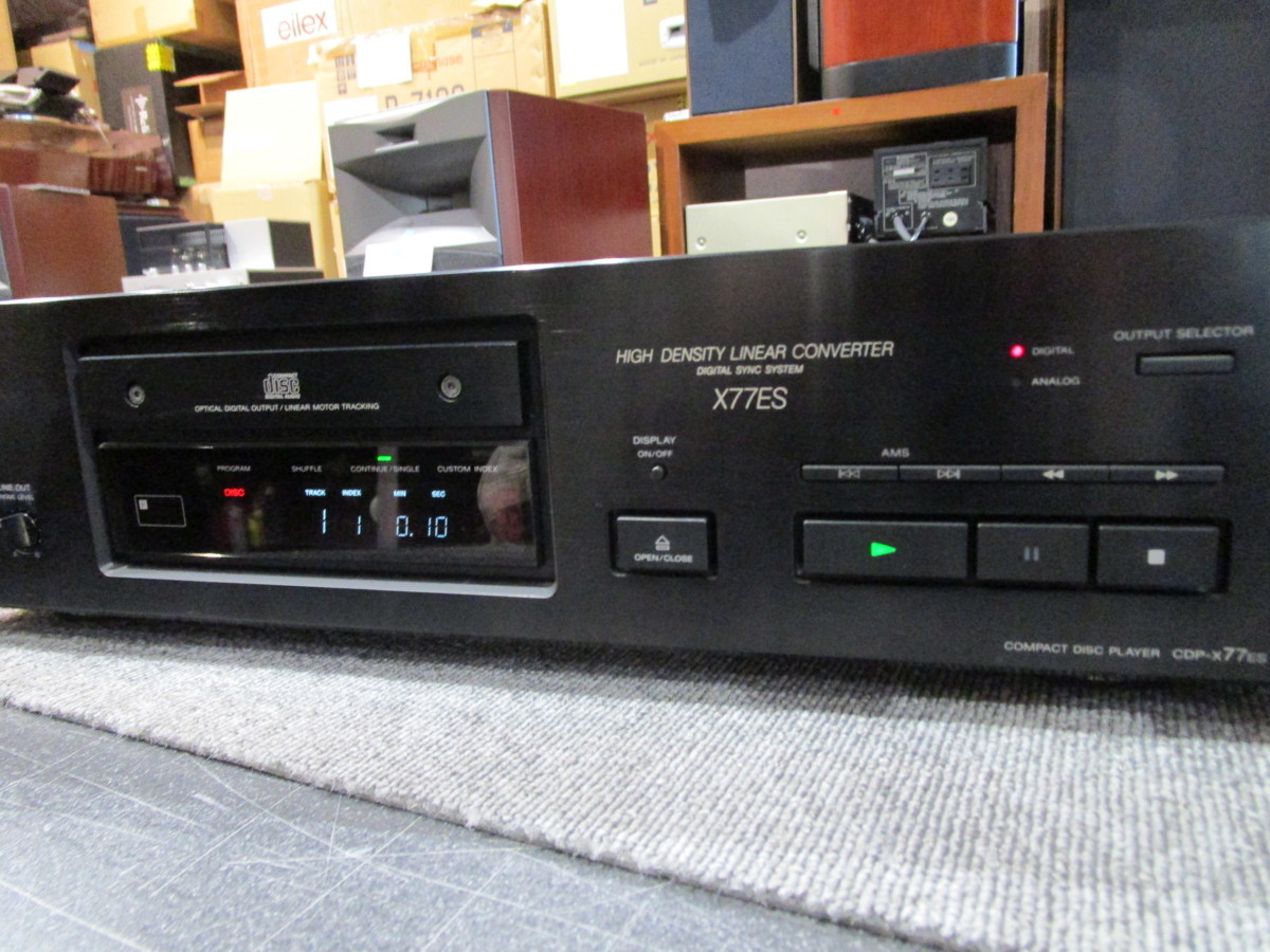 CDP-X77ES SONY CDプレーヤー ソニー 公式通販 - CD オーディオ ⁄ 中古