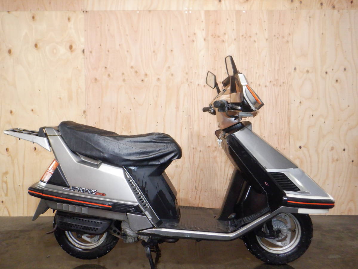 ホンダ Honda スペイシー125カスタム Spacy125 Custom Jf02 販売証明書有り 未整備 現状車 エンジン始動確認 51cc 125cc 売買されたオークション情報 Yahooの商品情報をアーカイブ公開 オークファン Aucfan Com