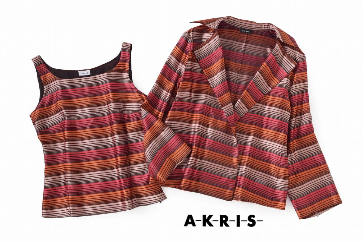 本物保証，格安 Akrisアクリス25万 US6size/11号 シルク100％スーツ セットアップD163(その他)｜売買されたオークション情報、yahooの商品情報をアーカイブ公開 - オークファン その他