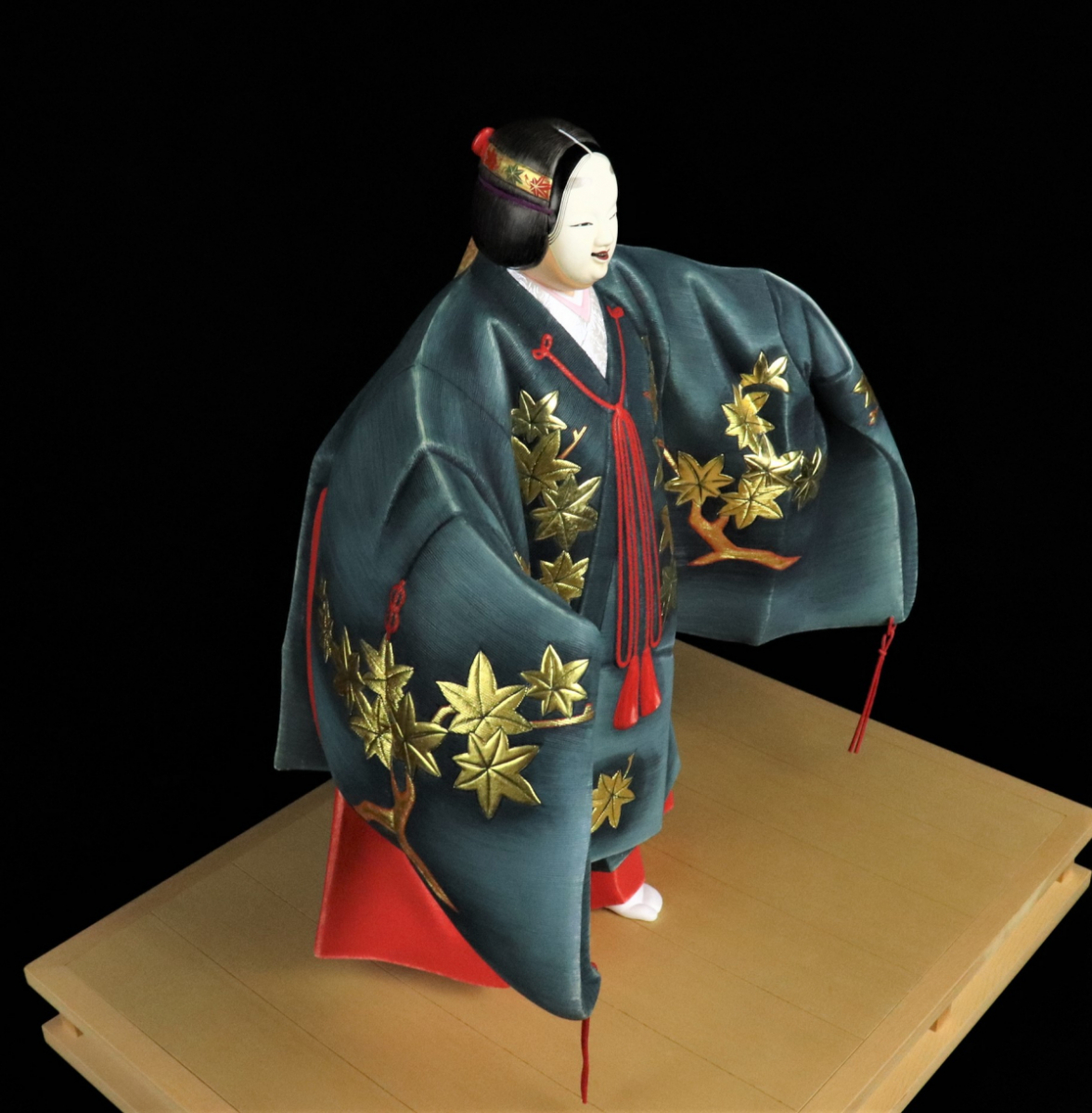 売れ筋値下 【全長約41cm】 井上あき子作 「六浦」 博多人形 伝統工芸