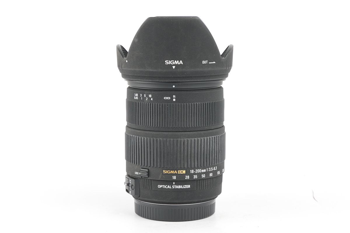 Sigma AF 18-200mm F3.5-6.3 DC Multipurpose Zoom Lens for Nikon