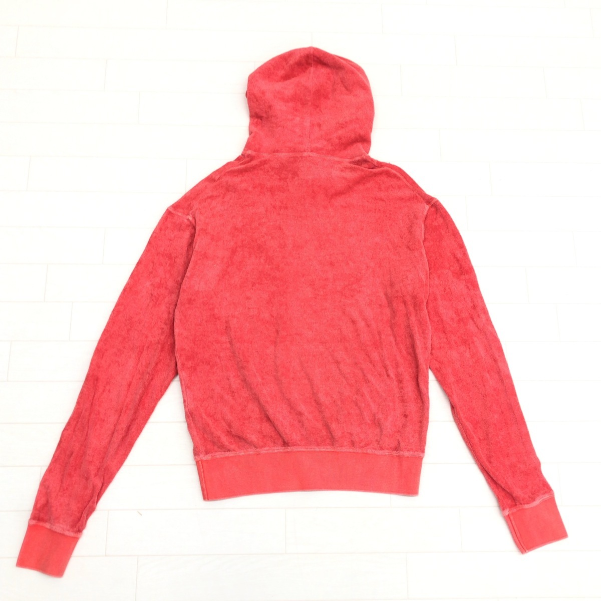 ○伊製 DSQUARED2 ディースクエアード ロゴ塗装 ウォッシュ加工 パイル  