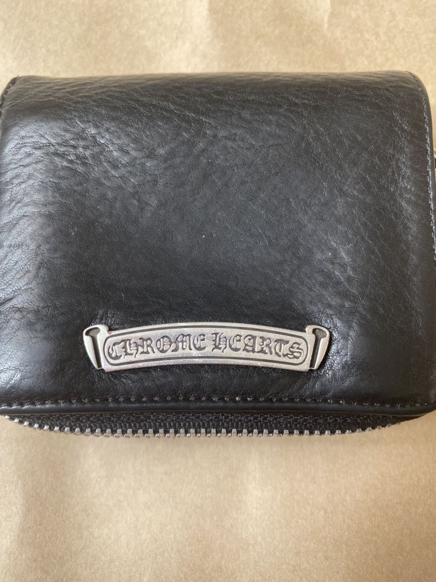  クロムハーツ CHROME HEARTS ウォレット 二つ折り財布(二つ折り財布（小銭入れあり）)｜売買されたオークション情報、yahooの商品情報をアーカイブ公開 - オークファン 二つ折り財布（小銭入れあり）