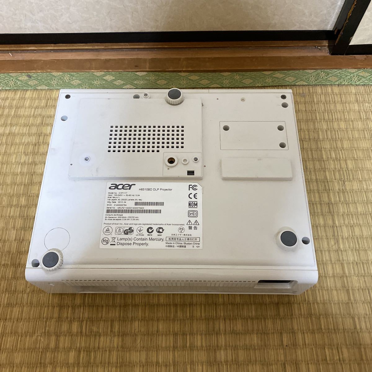 テレビ・映像機器 Acer H6510BD プロジェクター本体