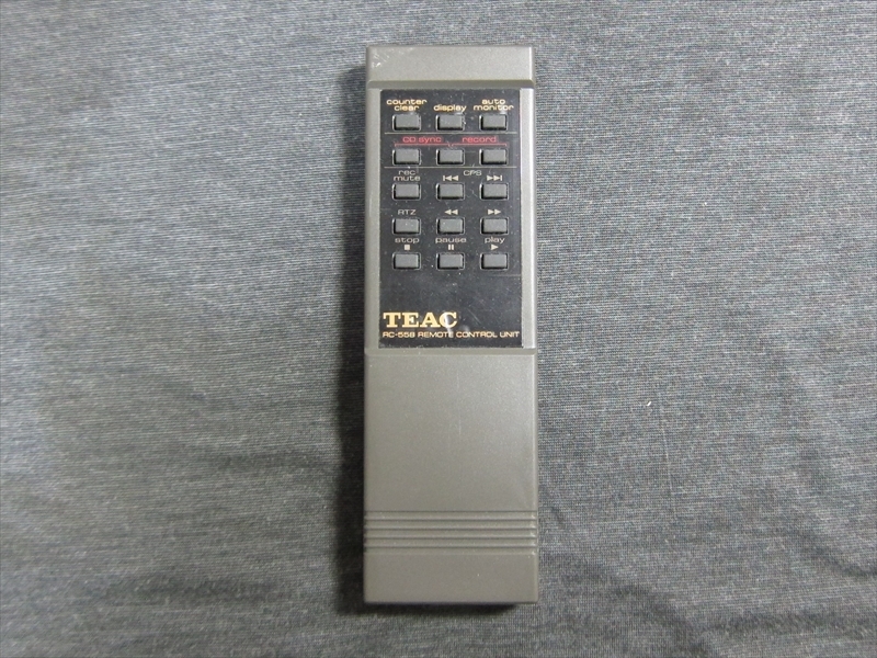 TEAC RC-558 V-6030S V-8030S ブラックモデル リモコン 【公式通販】